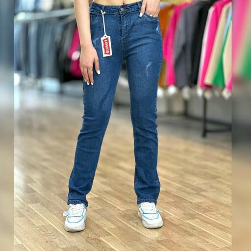 شلوار جین راسته کلاسیک شلوار جین زنانه راسته قد 100 سایز 40 تا 50 ارسال. رایگان 