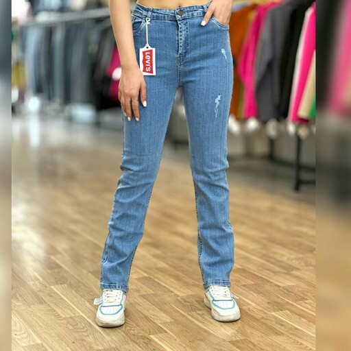 شلوار جین راسته کلاسیک شلوار جین زنانه راسته قد 100 سایز 40 تا 50 ارسال رایگان. 