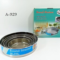 الک صافی گرد کیفیت عالی ضد زنگ ست 6 تایی round strainer