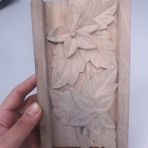 تابلو چوبی دست ساز طرح گل 