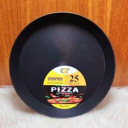 قالب پیتزا فلزی مارک قالب pizza قطر 25 مارک golden toolsدر پلاسکو دهقان 