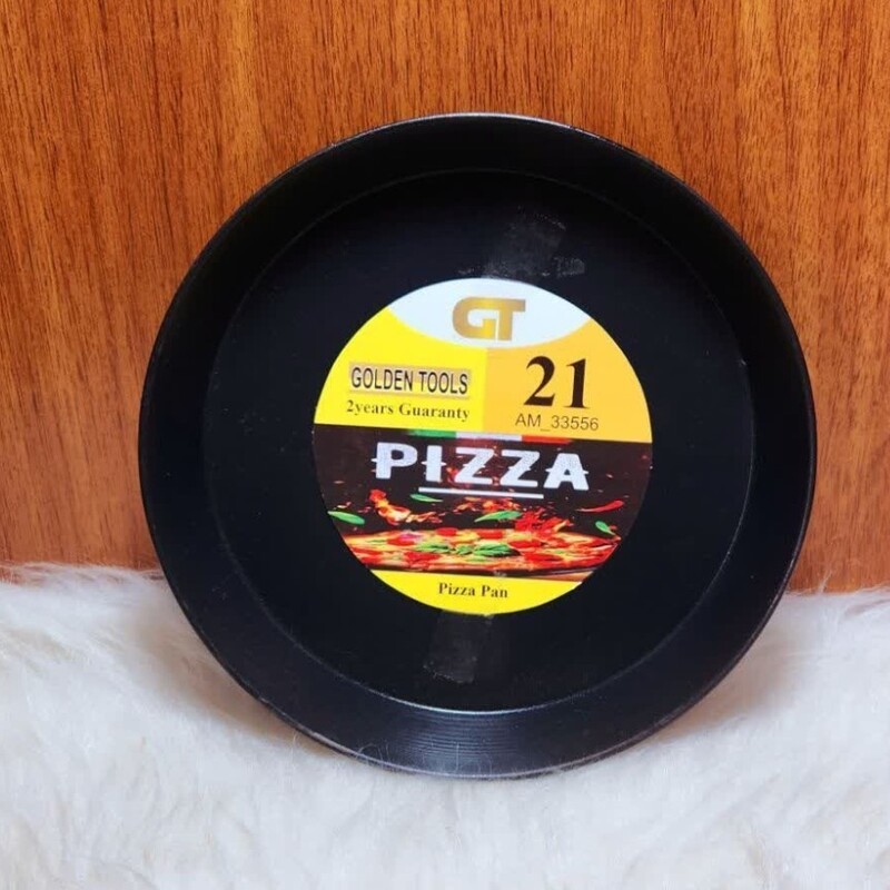 قالب فلزی پیتزا سایز 21 قالب پیتزا مشکی در پلاسکو دهقان 