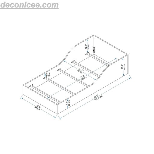 تخت اقتصادی رنگ طوسی (پس کرایه)