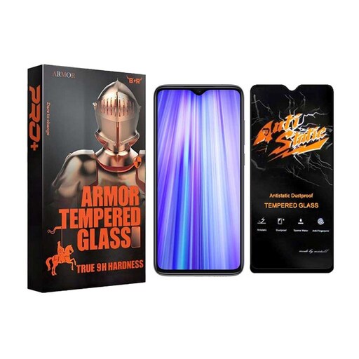 گلس آنتی استاتیک شیائومی redmi9a برندآرمور ARMOR