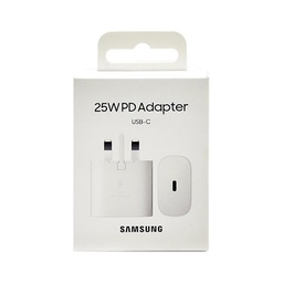 کلگی شارژر  25 واتی سامسونگ رنگ سفید مدل SAMSUNG 25W PD Adapter USB-C