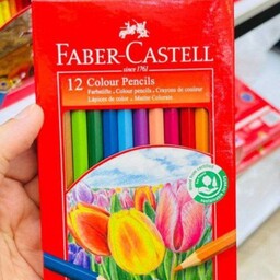 مدادرنگی فابرکاستل اصلی 12 رنگ جعبه مقوایی 