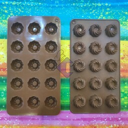 قالب شکلات و پاستیل سیلیکونی مدل پیچ