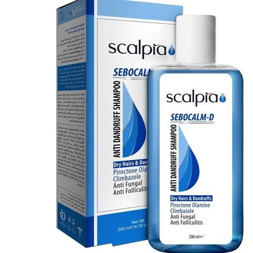 شامپو ضد شوره  و کمک به خارش و التهاب پوست سرو رفع خشکی مو و گره برای موهای خشک اسکالپیا

