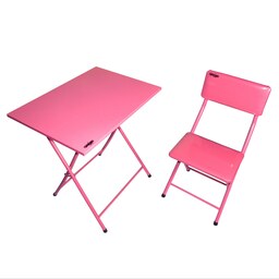 میز تحریر با صندلی میزیمو کد 351 (مدل پایه رنگی)