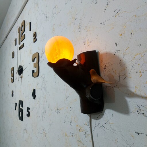 آباژور  ، چراغ خواب نمکی مدل دیواری 