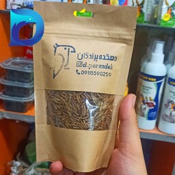 کرم میلورم پرندگان-mealworm-بسته 50 گرمی