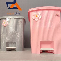 سطل زباله پلاستیکی موادنوپدالی مدرن ، سایز2 مناسب برای آشپزخانه ومحیط کار 