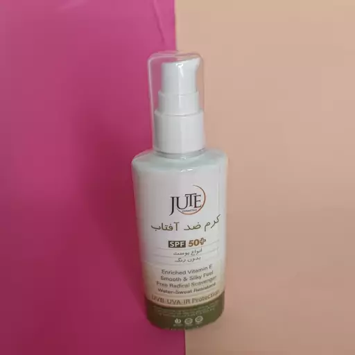 کرم ضد آفتاب پمپی spf50 بی رنگ 100 میل ژوت