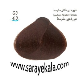 رنگ مو آرکیا (Arkia) G3 قهوه ای طلایی 