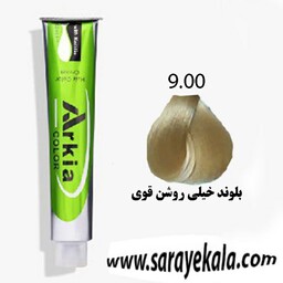 رنگ مو آرکیا (Arkia) 9.00 بلوند خیلی روشن قوی 