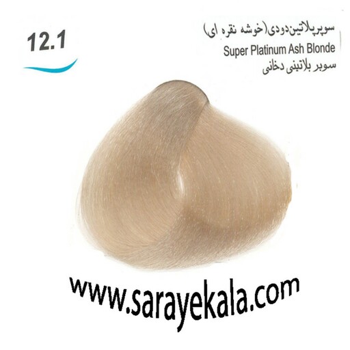 رنگ مو آرکیا (Arkia) 12-1سوپر پلاتین دودی (خوشه نقره ای)