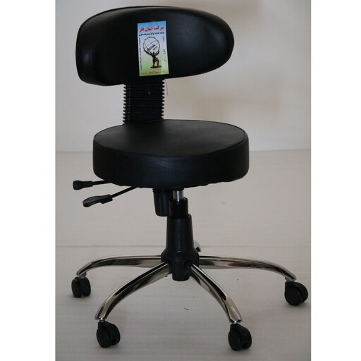 صندلی استادکار تابوره آرایشی پزشکی برند جهان فلز (هزینه حمل بعهده خریدار بصورت پسکرایه)