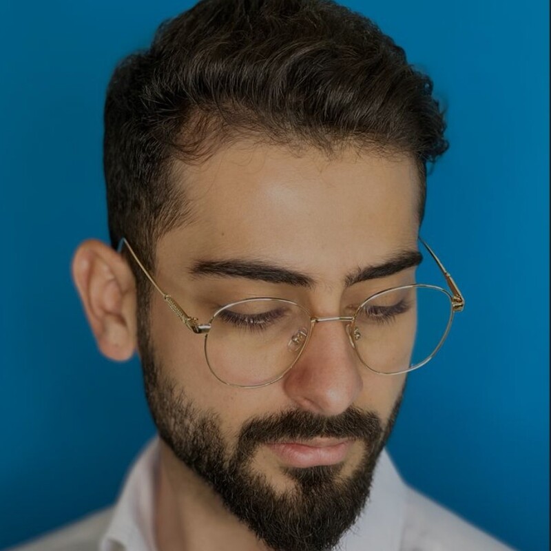عینک طبی جدید مردانه مدل گرد رنگ طلایی نقره ای
