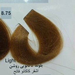 رنگ موی 100میل کاترومر حاوی کراتین و ضد حساسیت شماره8.75 بلوند کاکائو یی روشن