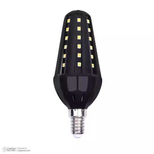 لامپ  شمعی بلالی پرنور، 6 وات، LED SMD ،بدنه مشکی، مارک رهنما، مدل ZB48  پایه E14،سه سال ضمانت