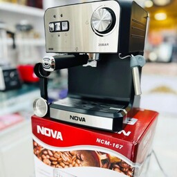 قهوه ساز نوا مدل NCM167 فشار 15 بخار ارسال رایگان به کل کشور