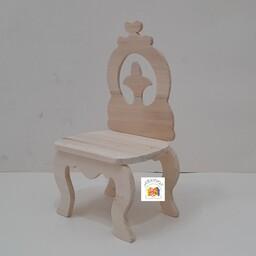 صندلی چوبی ارتفاع 35 سانت مناسب بازی