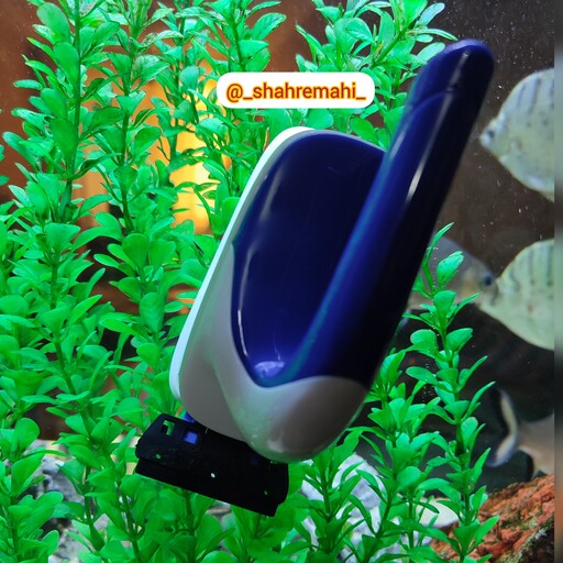  شیشه پاکن مگنت مغناطیسی   آکواریوم دسته دار تیغه دار sb-8 سوبو (Aquarium floating magnetic Glass Cleaner SB-8)