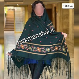 روسری ترکمن پشمی کد  1762