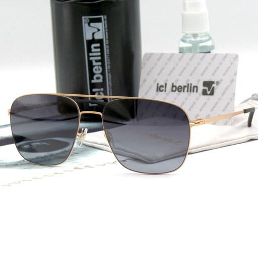 عینک آفتابی خلبانی تیتانیومی آیس برلین ic Berlin  8915 UV400 POLARIZED