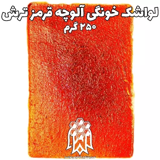 لواشک خانگی آلوچه قرمز ترش ( 250 گرم) خشکبار لاله کوهی