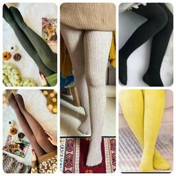 جوراب شلواری بافت برند penti بافت طرح گندم فری سایز 36 تا 44 ( ارسال رایگان )