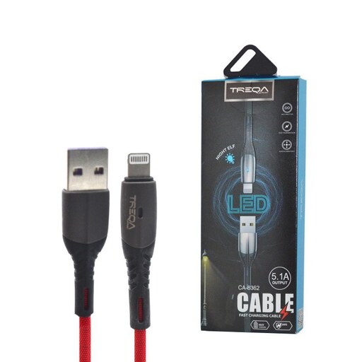 کابل تبدیل USB به لایتنینگ ترکا مدل CA-8362 طول 1 متر