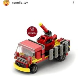لگو کامیون آتش خاموش کن آتش نشانی 154 تکه      مدلBT-3013