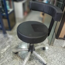 صندلی تابوره زیمنس استادکار چرخ دار دارای جک 20سانت جهت کم وزیاد کردن ارتفاع 