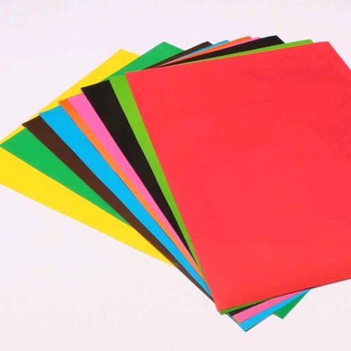 کاغذ رنگی بسته 10 رنگ