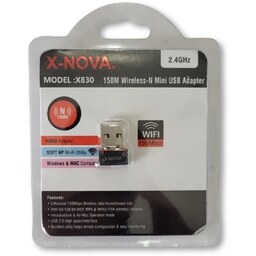 کارت شبکه USB2 بی سیم X-NOVA مدل X830 150M