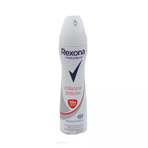 اسپری بدن زنانه رکسونا Rexona مدل antibacterial  protection