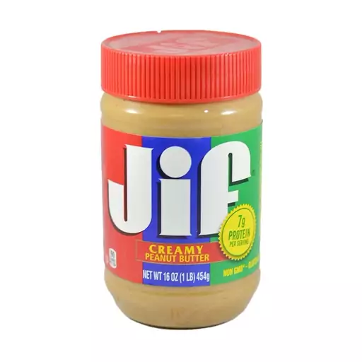 کره بادام زمینی جیف jif مدل creamy