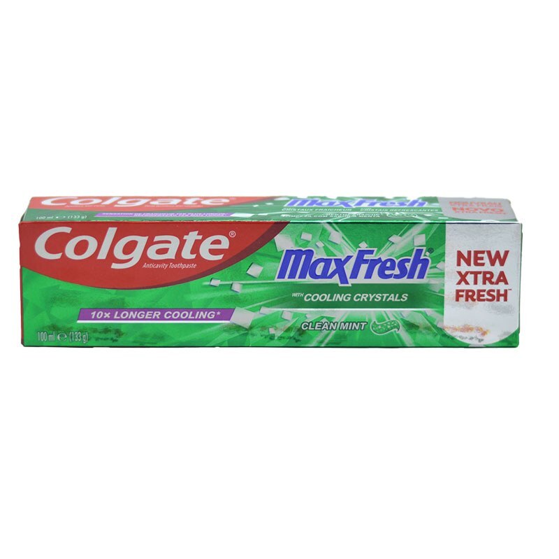 خمیر دندان کلگیت Colgate سری Max Fresh مدل Clean Mint 