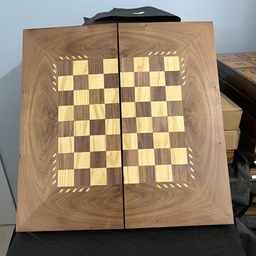شطرنج تخته روکش گردو کد3