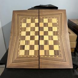 شطرنج تخته روکش گردو کد1