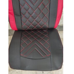 روکش صندلی چرم 206و207 مشکی  قرمز  با کیفیت عالی و دوخت دقیق 