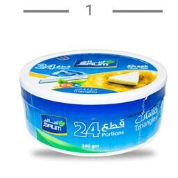 پنیر مثلثی سالم SALIM بسته 24 تکه وزن 360 گرم