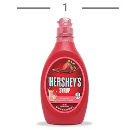 سیروپ توت فرنگی مایع هرشیز HERSHEYS وزن 623 گرم