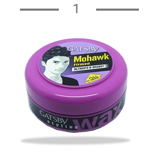 واکس مو گتسبی مدل موهاک Mohawk بنفش وزن 75 گرم