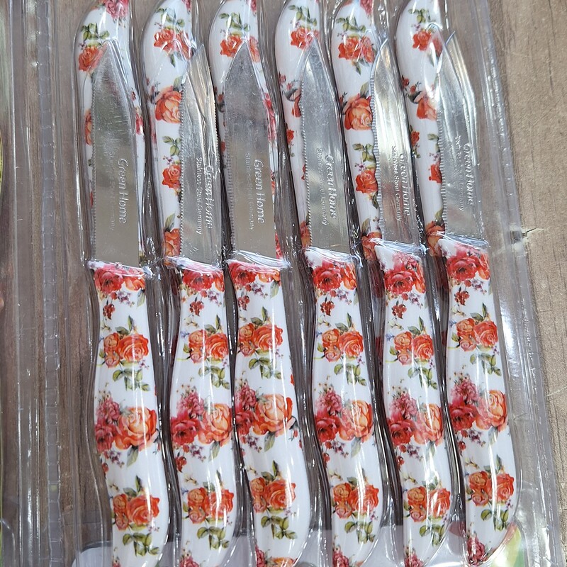 چاقو میوه خوری گلدار  گرین هوم بسته 12 تایی