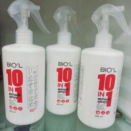   اسپری 10 در 1 بیول  بدون نیاز به آبکشی  مناسب انواع مو  10 کاره نرم کننده مو 