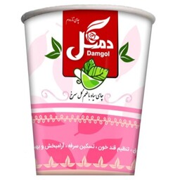 لیوان چای دار (چای سیاه و گل محمدی) دمگل بسته 10 عددی 