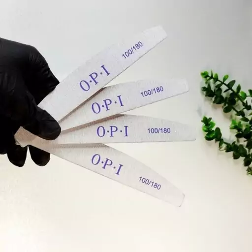 بسته 10 تایی سوهان ناخن او پی آی، OPI، سوهان کاشت ناخن Opi 100 80، کیفیت عالی، انواع ابزار کاشتناخن

