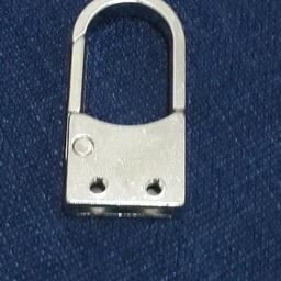 قفل  چرم خور نمره 4 استیل خارجی خرج کار  جهت ساخت جا کلیدی چرمی نفیس